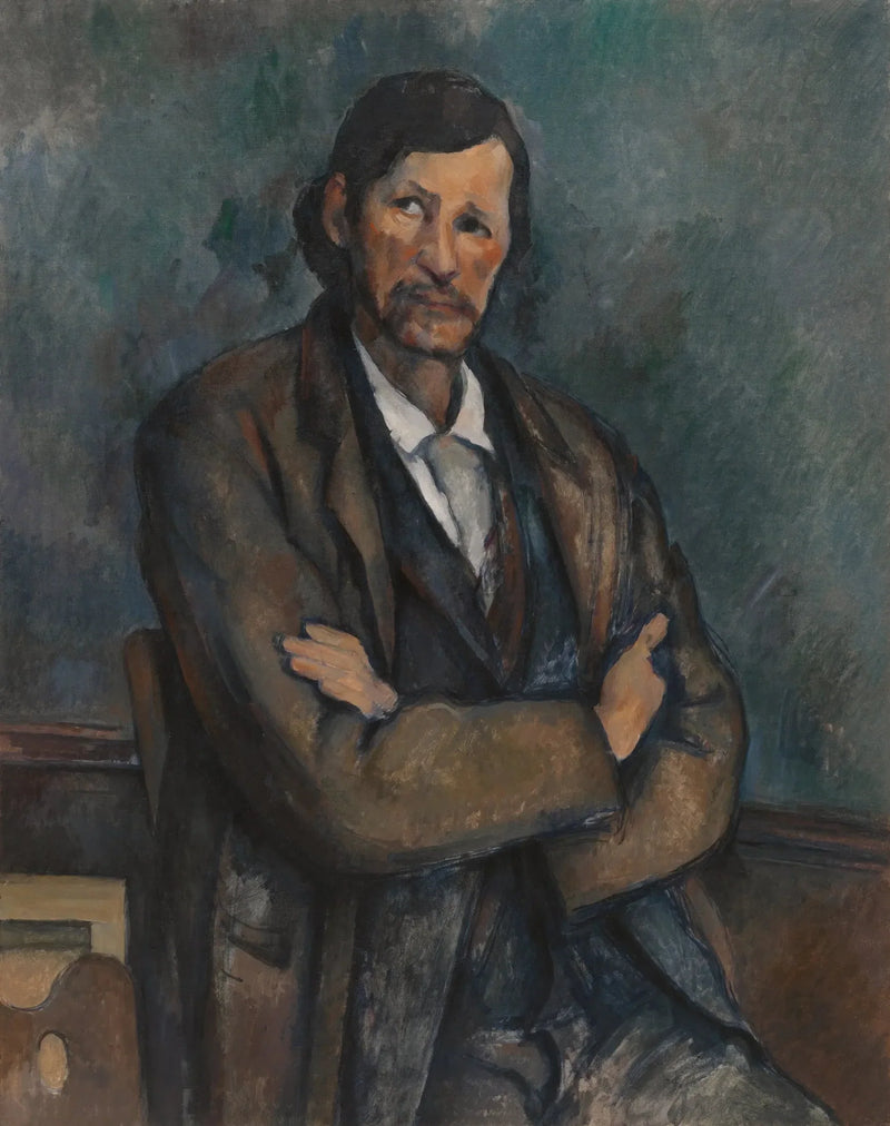 Homem com os braços cruzados - Paul Cézanne