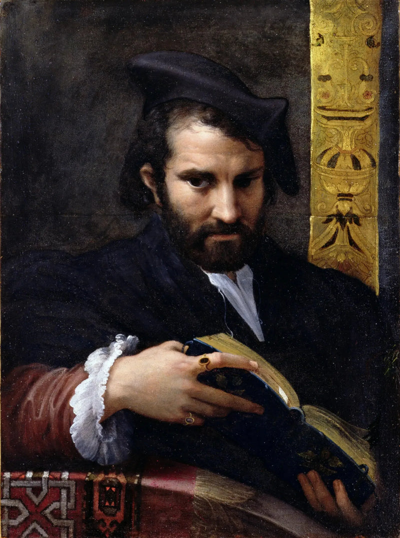 Homem com um livro - Parmigianino