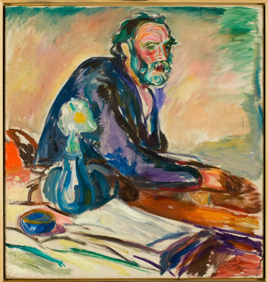 Homem com bronquite - Edvard Munch