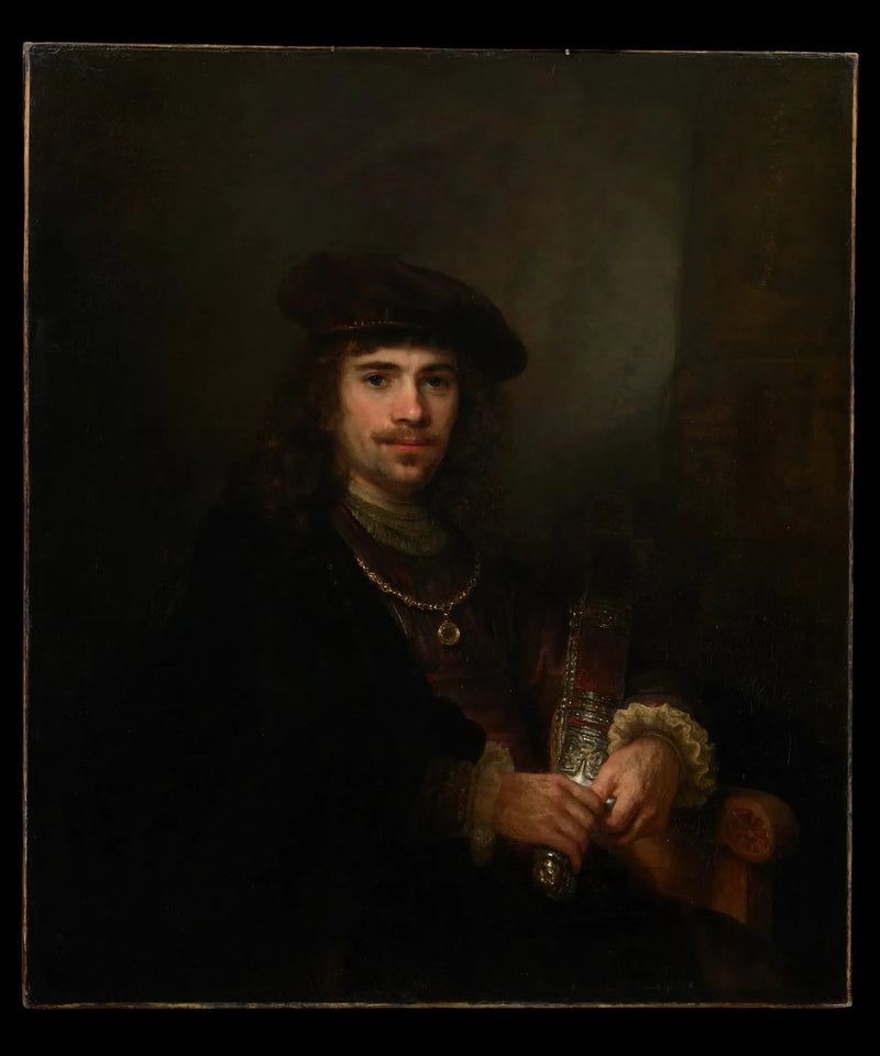 Homem com uma espada e um boina - Rembrandt
