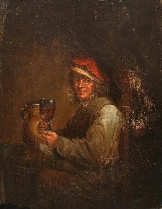 Homem bebendo - David Teniers, o Jovem