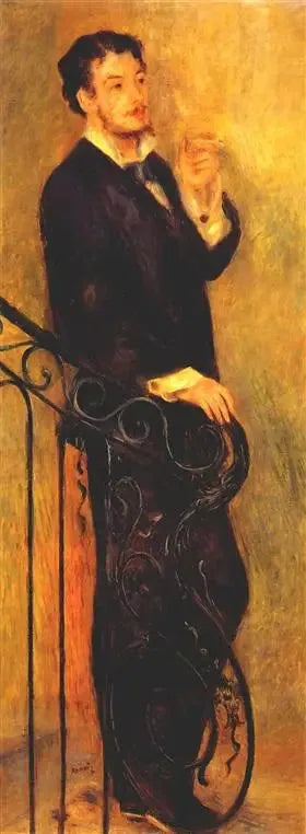 Homem em uma escada - Pierre-Auguste Renoir
