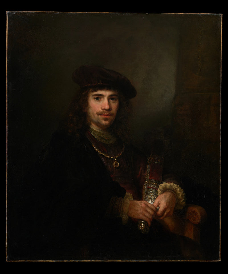Homem com uma espada e um boina - Rembrandt