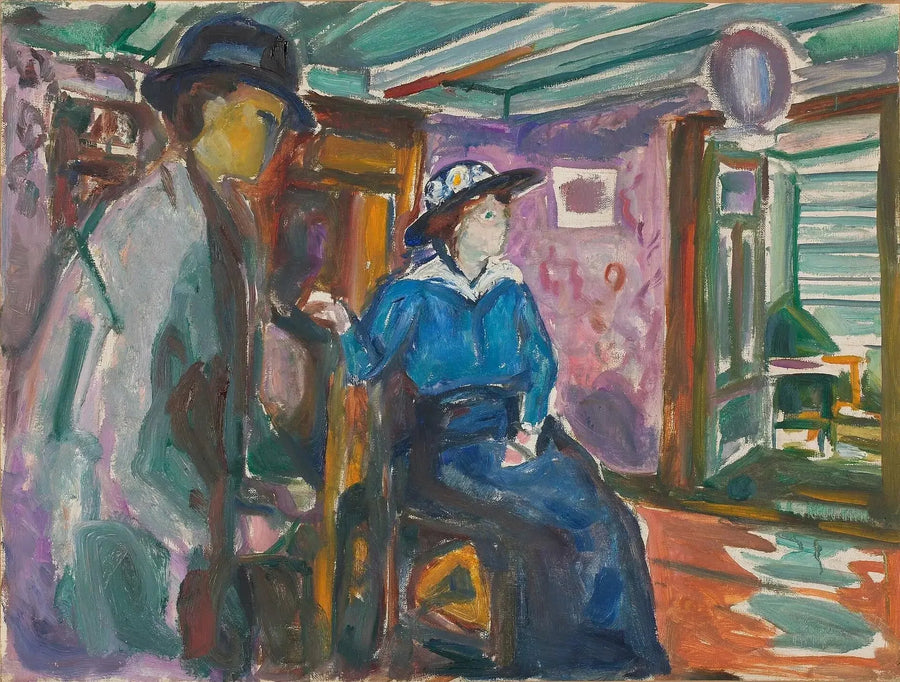 Homem e Mulher - Edvard Munch