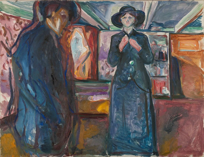 Homem e Mulher - Edvard Munch