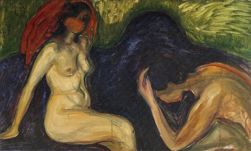 Homem e Mulher - Edvard Munch