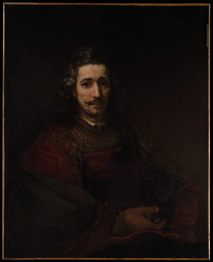 O homem com a lupa - Rembrandt