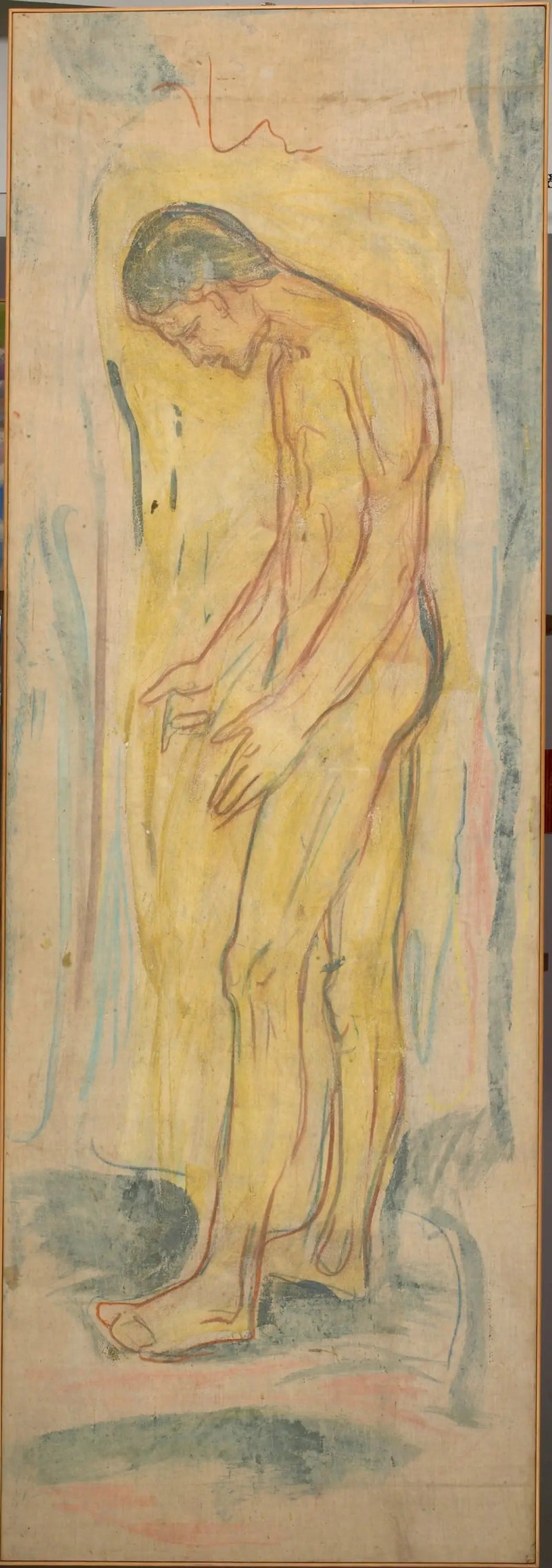 Homem nu em pé. A Fonte - Edvard Munch