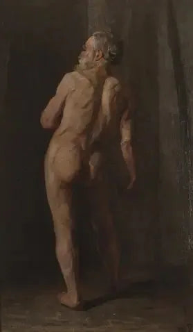 Homem nu em pé - Piet Mondrian