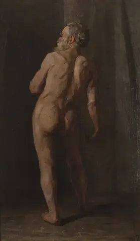 Homem nu em pé - Piet Mondrian