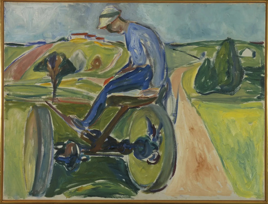 Homem na colheitadeira - Edvard Munch