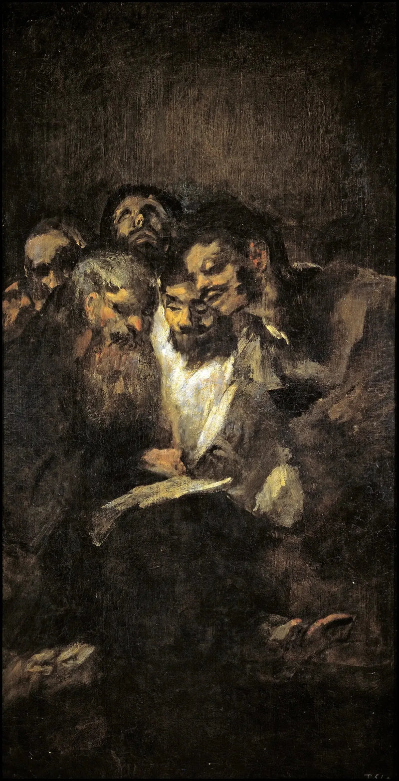 Homens lendo - Francisco de Goya