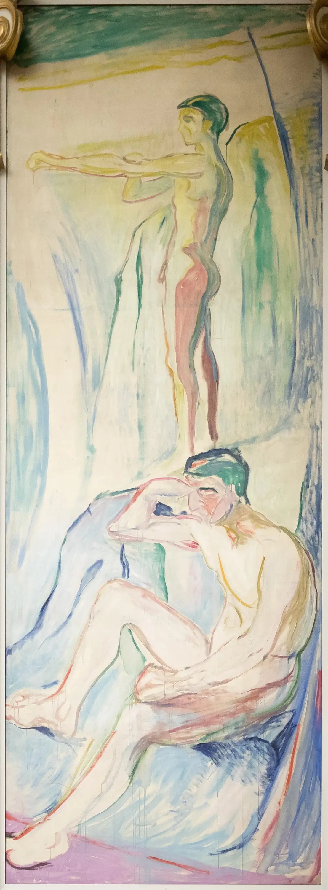 Reproduction du tableau « Hommes tournés vers le soleil - Edvard Munch » par Alpha Reproduction en peinture à l’huile