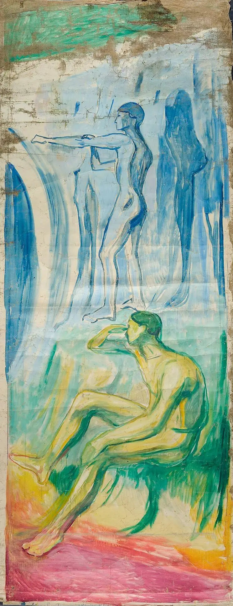 Homens voltados para o sol - Edvard Munch