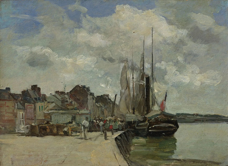 Honfleur: O Porto - Eugène Boudin