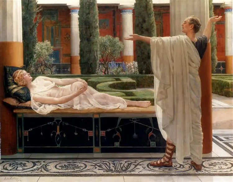 Horácio e Lídia - John Collier