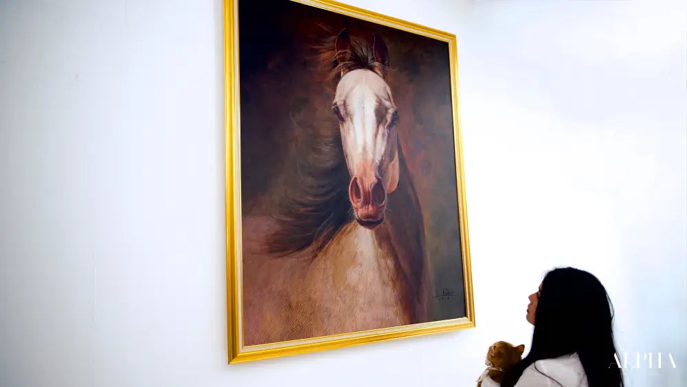 Horse – Somchai | 100 x 130 cm Reproductions de tableaux à la peinture à l’huile