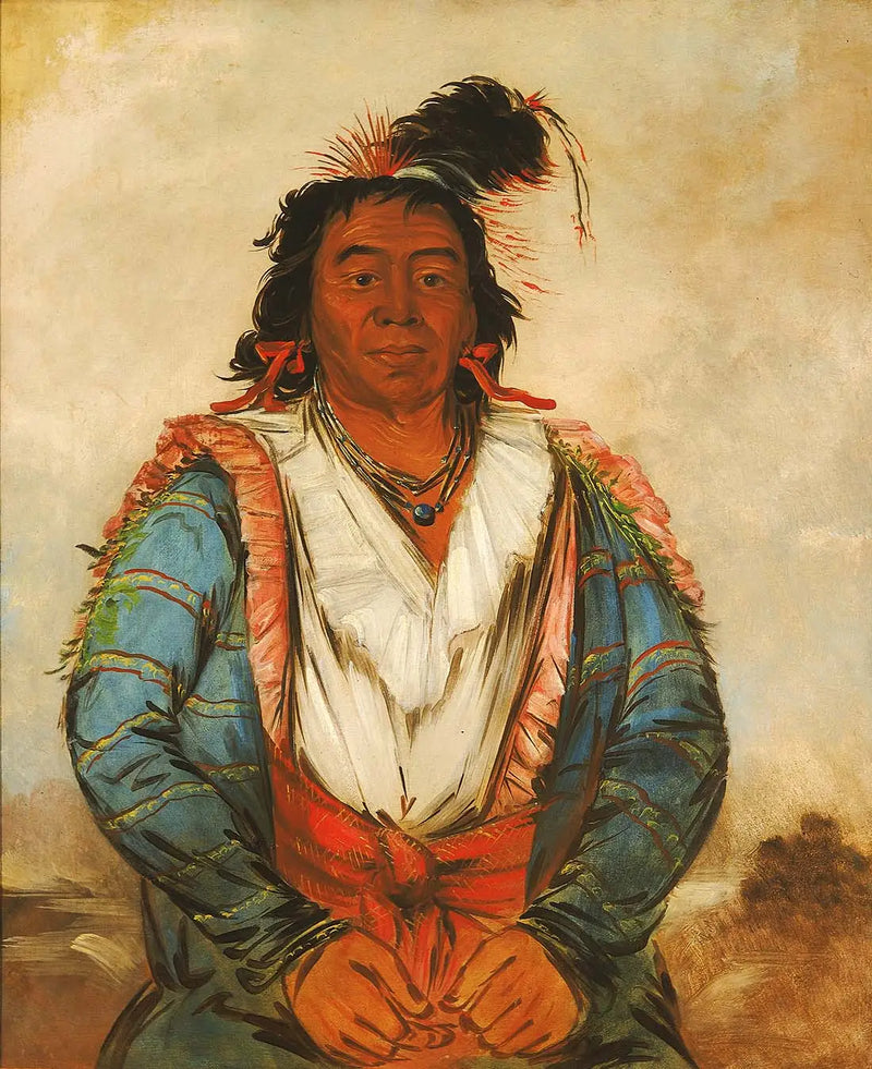 Hose-put-o-káw-gee, um Brave - George Catlin