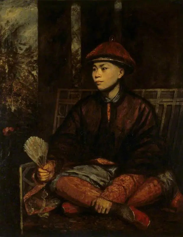 Huang Ya Dong (Wang-Y-Tong) (nascido por volta de 1753 - ativo na Inglaterra entre 1770/76) - Joshua Reynolds