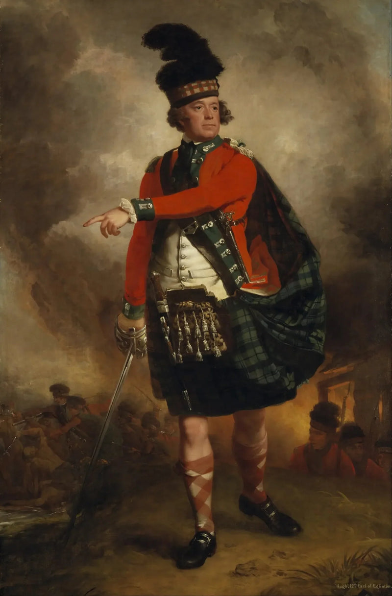 Hugh Montgomerie, 12º conde de Eglinton. Soldado; Lord-Lieutenant de Ayrshire - John Singleton Copley