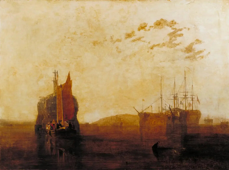 Hulks no Tamar - J. M. W. Turner