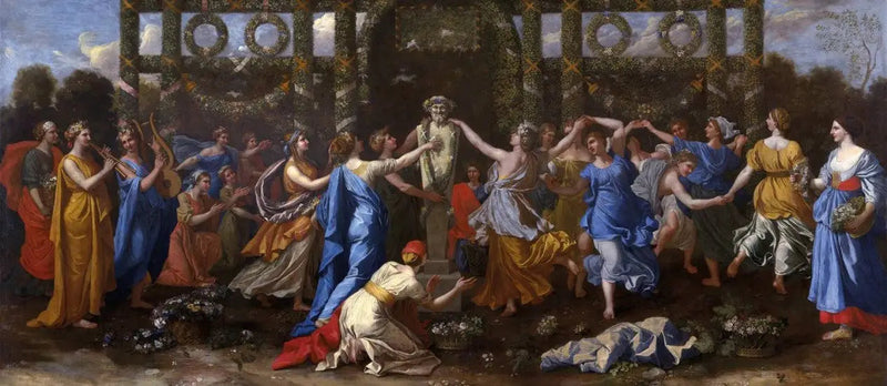 Hyménée travesti em mulher em ocasião de um sacrifício a Priapo - Nicolas Poussin