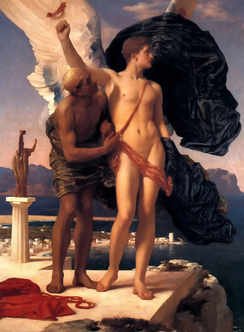  Ícaro e Dédalo - Frederic Leighton