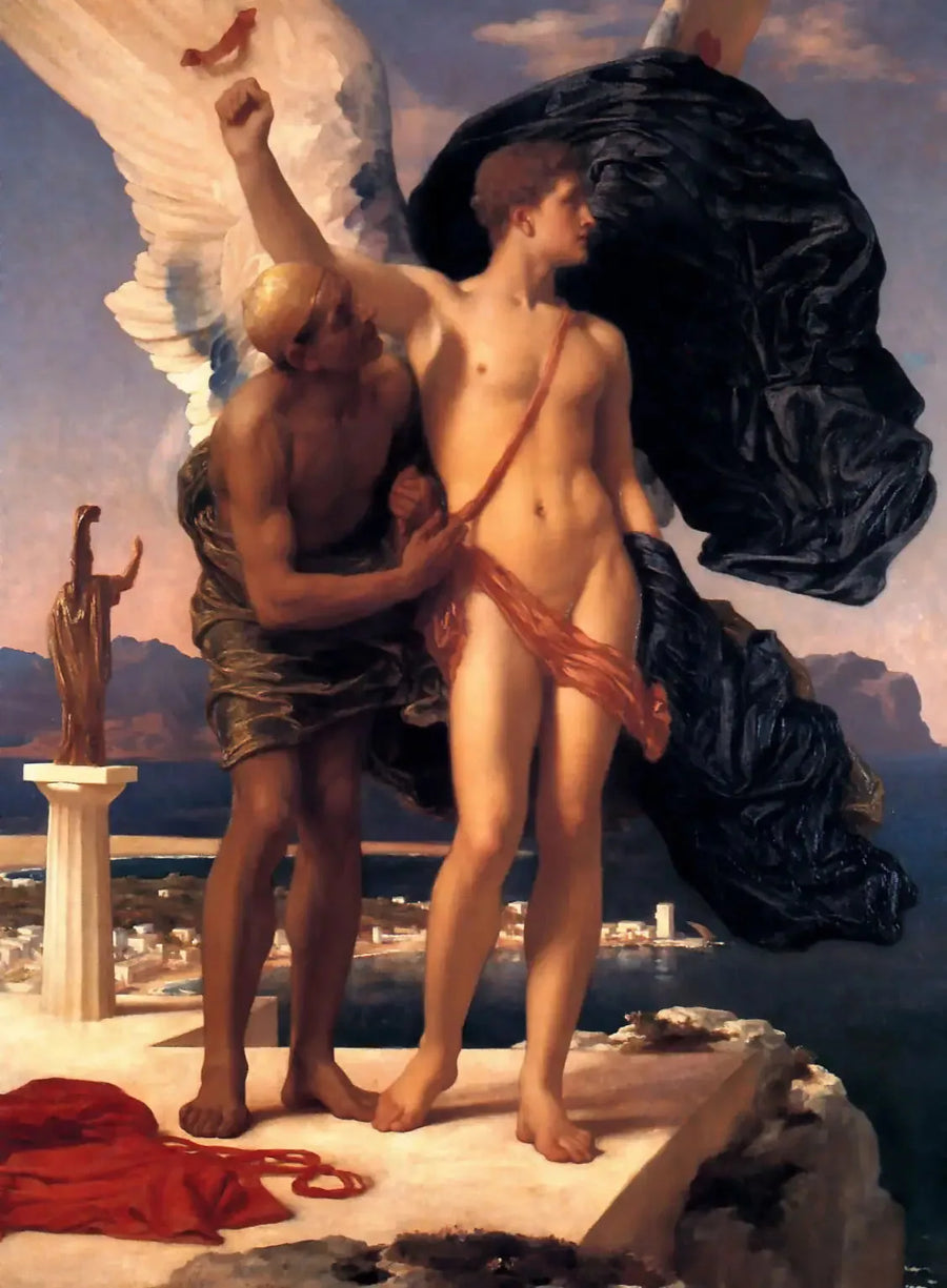  Ícaro e Dédalo - Frederic Leighton