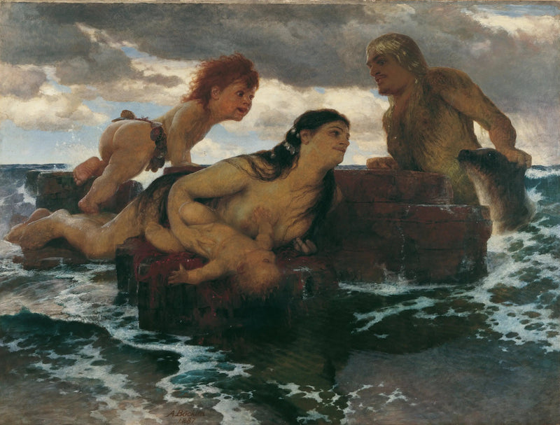 Idílio do Mar - Arnold Böcklin