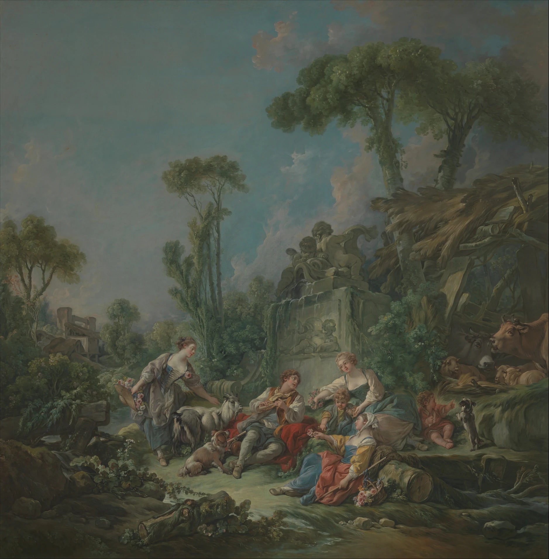 Idylle pastorale - François Boucher