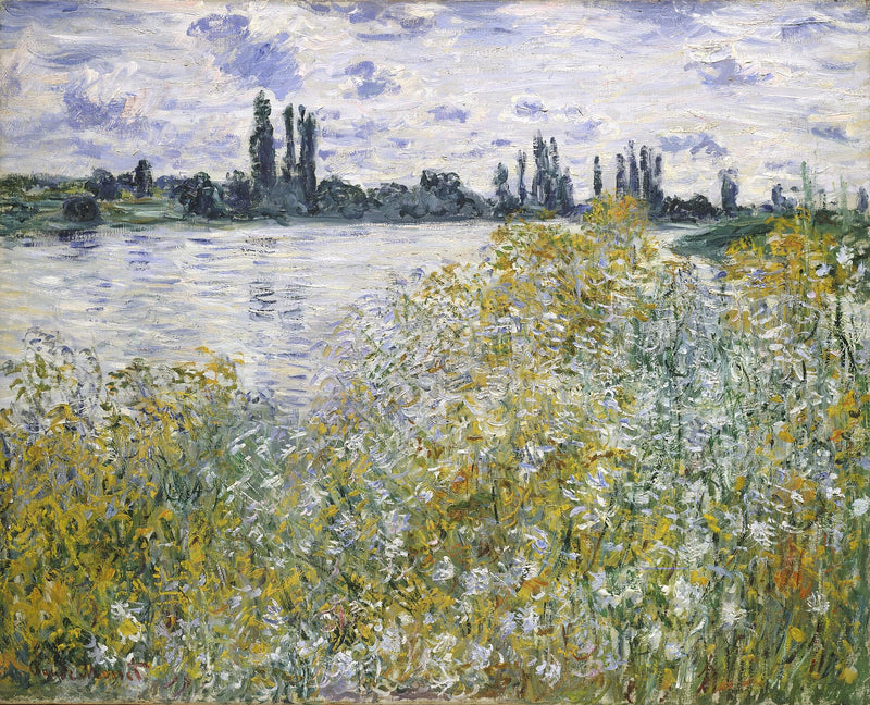 Ilha aux Fleurs perto de Vétheuil W598 - Claude Monet