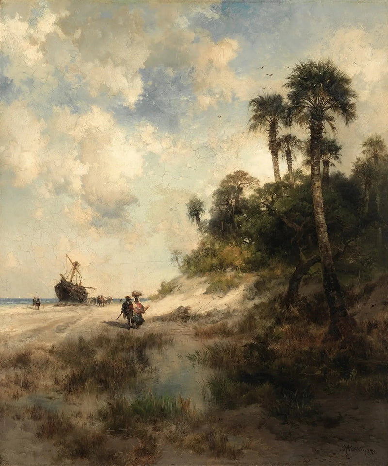 Ilha de Fort George, Flórida - Thomas Moran