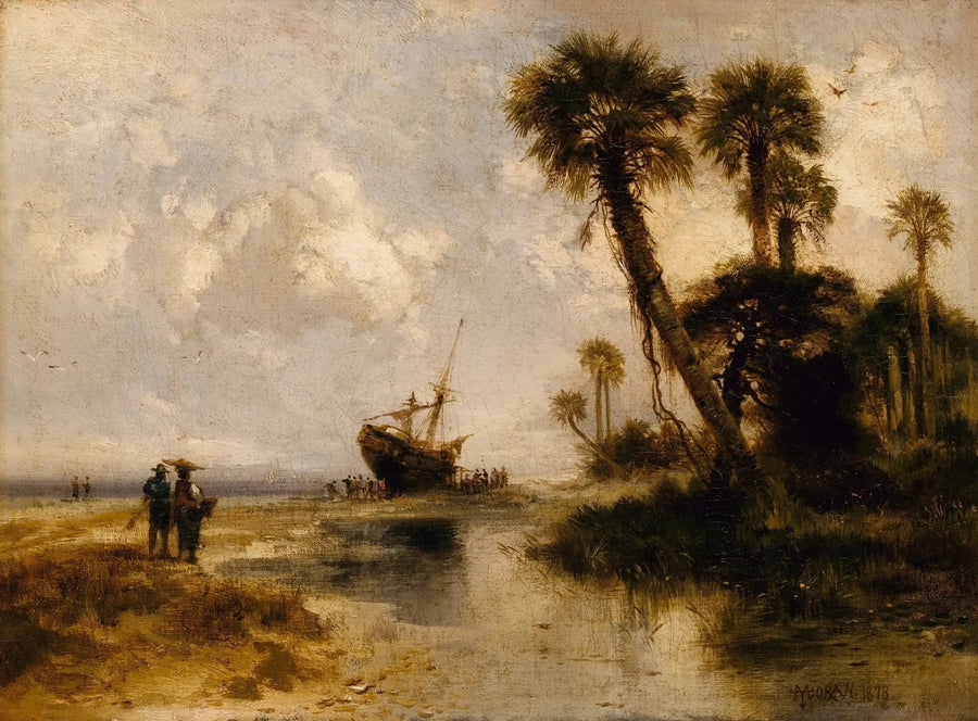 Ilha de Fort George, Flórida - Thomas Moran