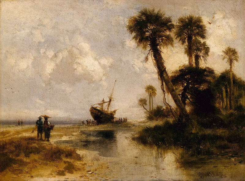Ilha de Fort George, Flórida - Thomas Moran