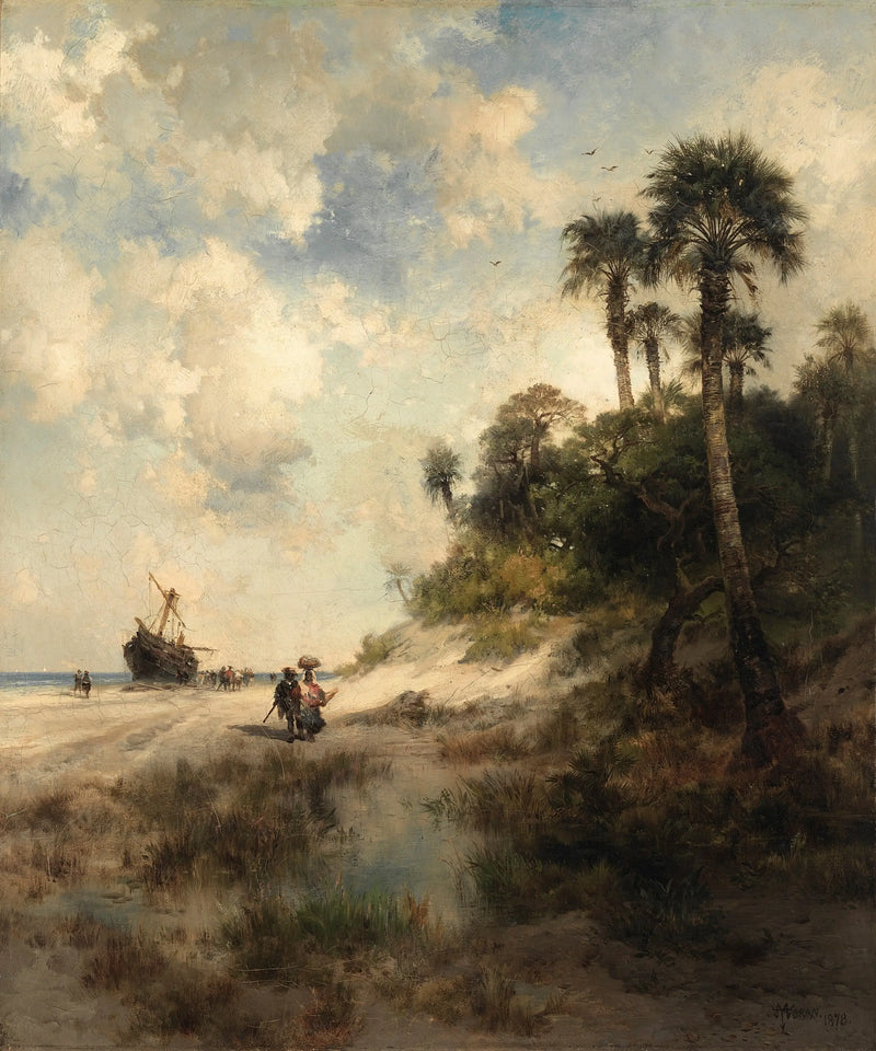 Ilha de Fort George, Flórida - Thomas Moran