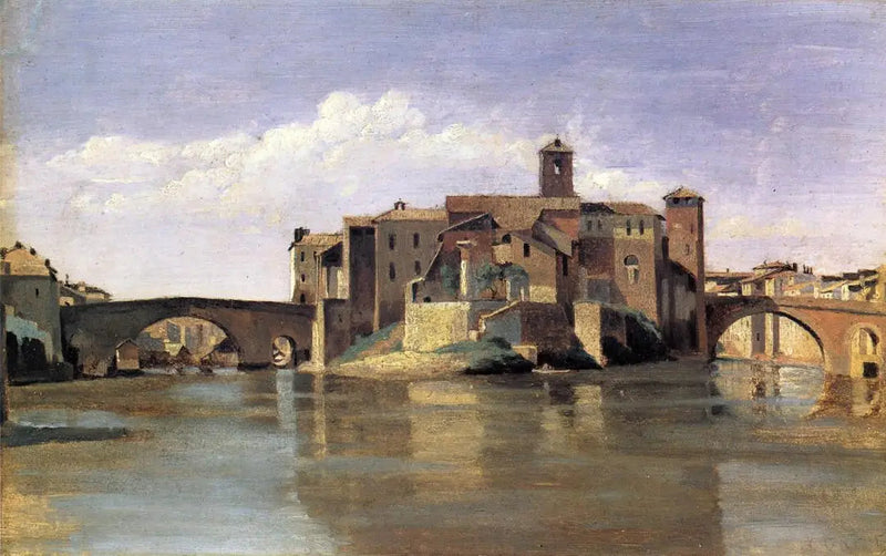 Ilha de San Bartolomeo - Jean-Baptiste Camille Corot
