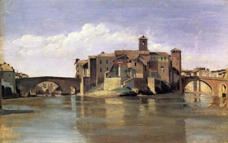 Ilha de San Bartolomeo - Jean-Baptiste Camille Corot