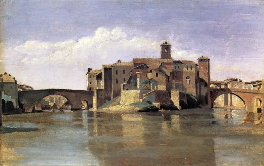 Ilha de San Bartolomeo - Jean-Baptiste Camille Corot