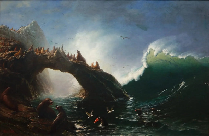 Ilha Farallon - Albert Bierstadt