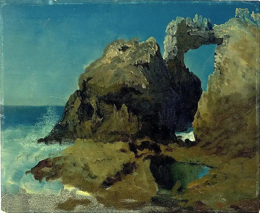 Îles Farallon océan Pacifique - Albert Bierstadt - Alpha Reproduction