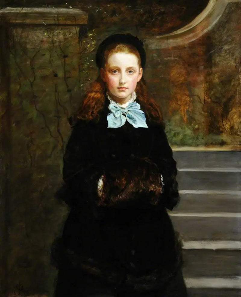 Imagem da saúde, Alice, a filha do artista - John Everett Millais
