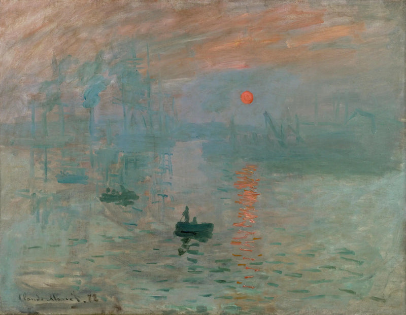 Impressão, Nascer do Sol - Claude Monet
