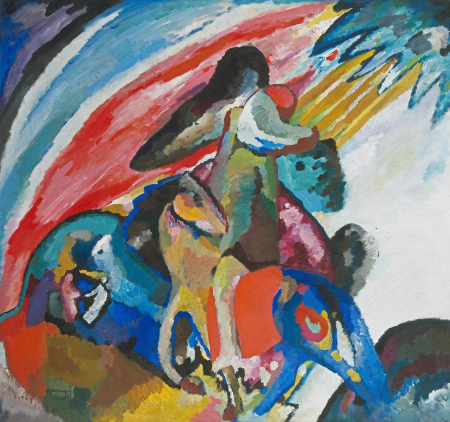 Improvisação 12 O Cavaleiro - Vassily Kandinsky