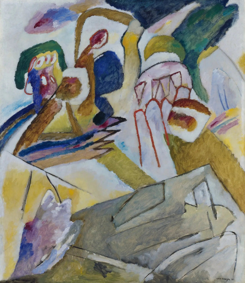 Improvisação 18 (com lápide) - Vassily Kandinsky