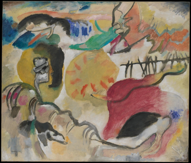 Improvisação 27 (O Jardim do Amor II) - Vassily Kandinsky