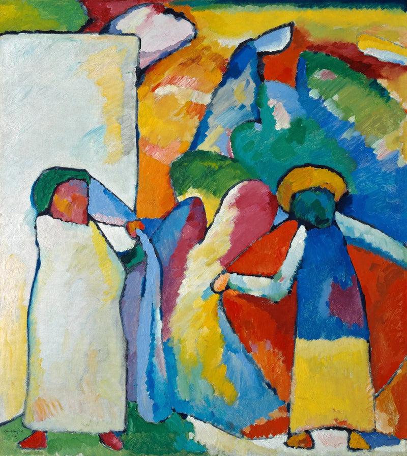 Improvisação VI (Africana) - Vassily Kandinsky