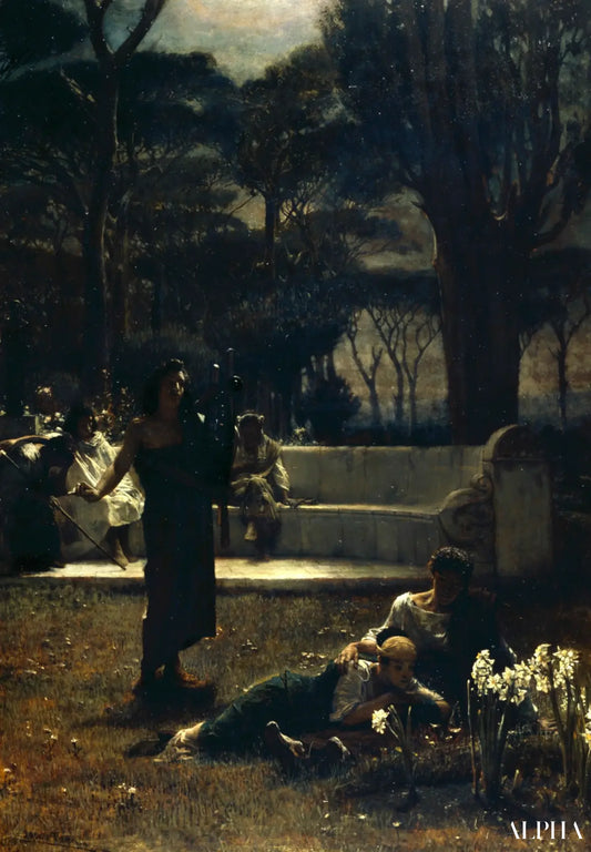 Improvisatore - Lawrence Alma-Tadema Reproductions de tableaux à la peinture à l’huile