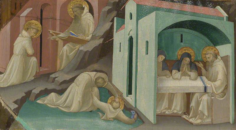 Incidentes da vida de São Bento - Lorenzo Monaco