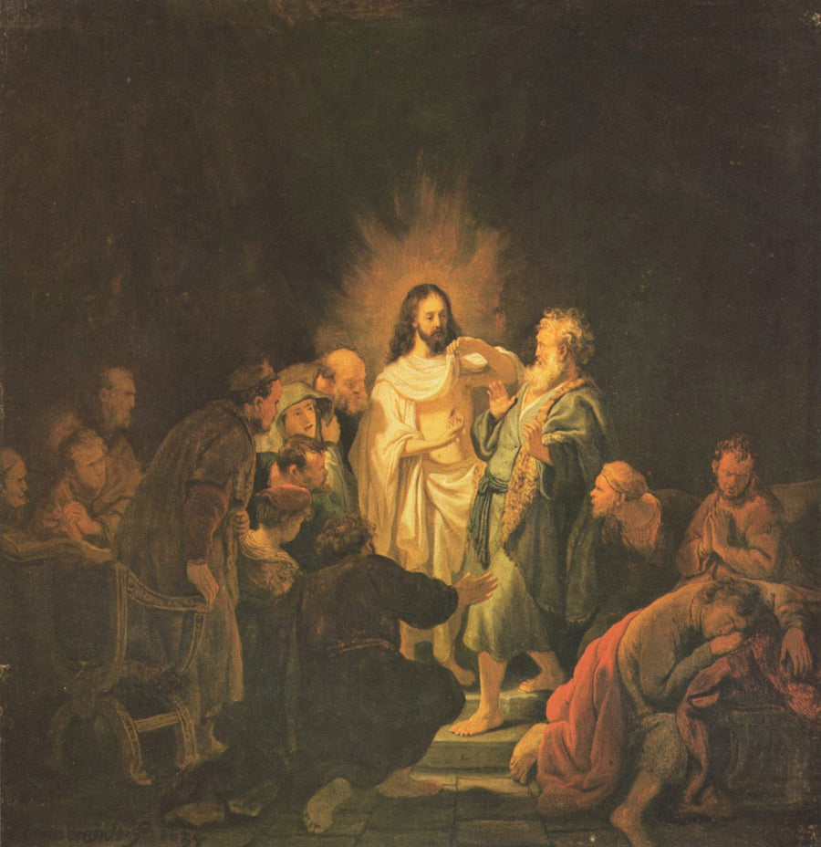 A Incredulidade de São Tomé - Rembrandt