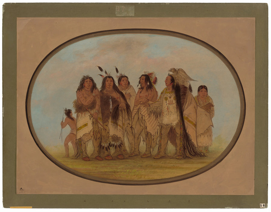 Indiens Corbeaux distingués - George Catlin